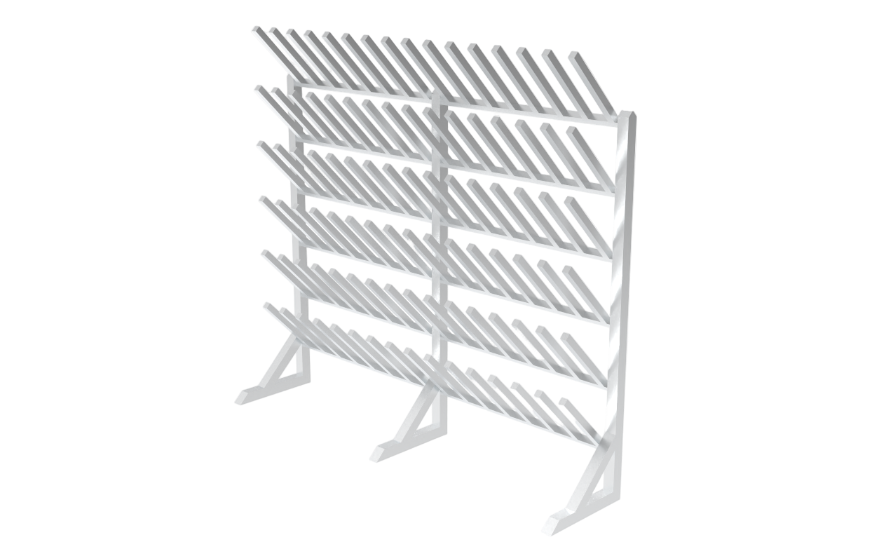 Free-Standing Single Sided Boot Racks