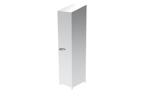 Free-Standing Gowning Cabinet